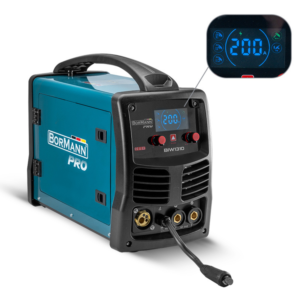 BORMANN Pro  Saldatrice MIG/MMA 200A, Gas/No Gas, 1/3/5Kg (0,6-1mm) - Cod. BIW1310